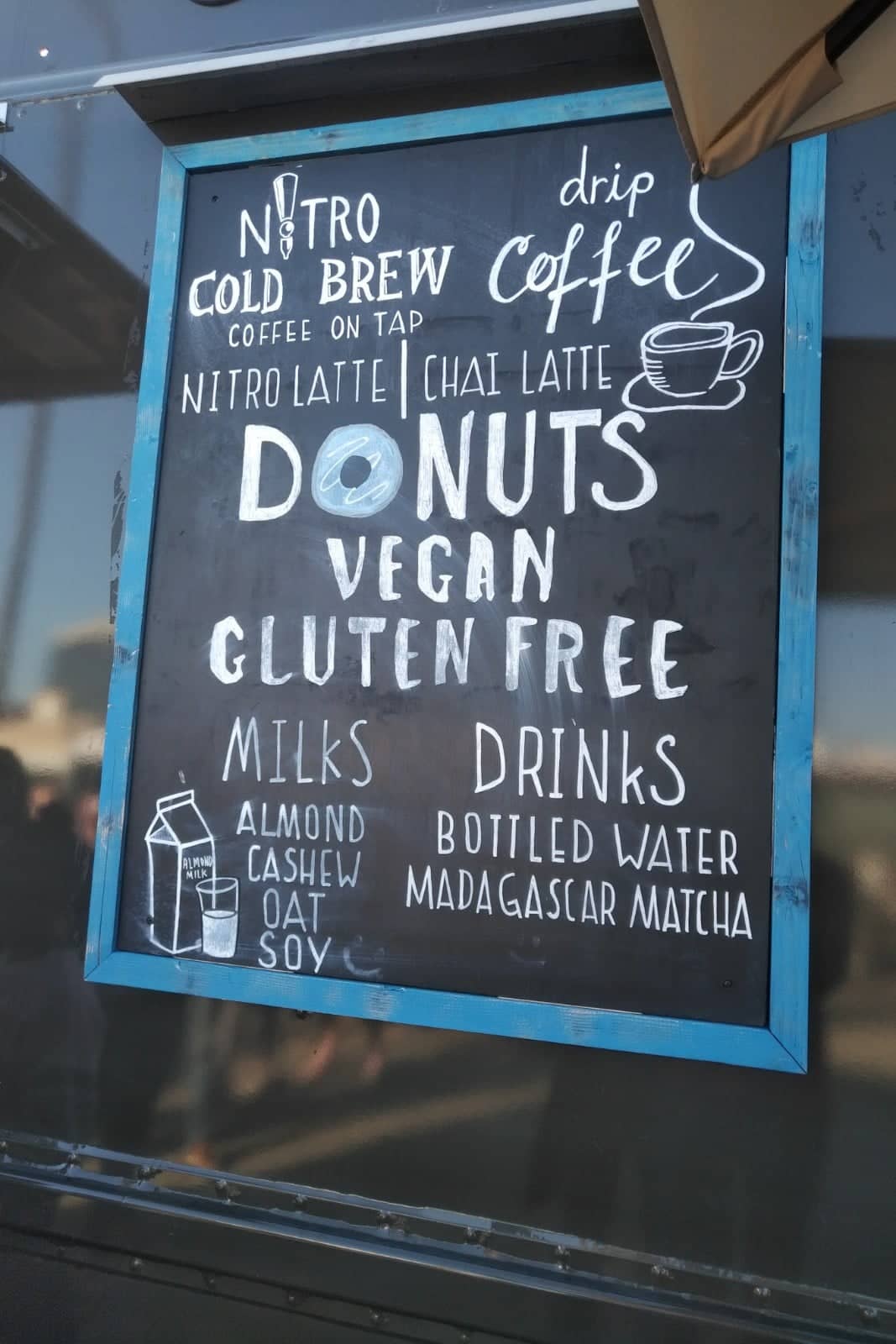 The Donuttery sign at Vegan Exchange LA!