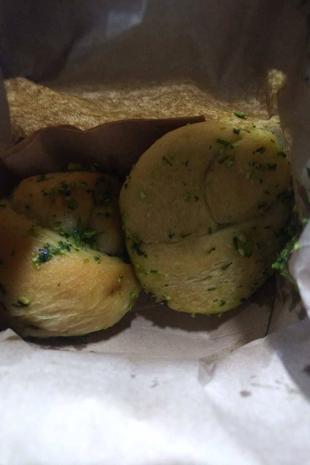 Some amazing Garlic Knots from Sourdough Nation at Vegan Lot!