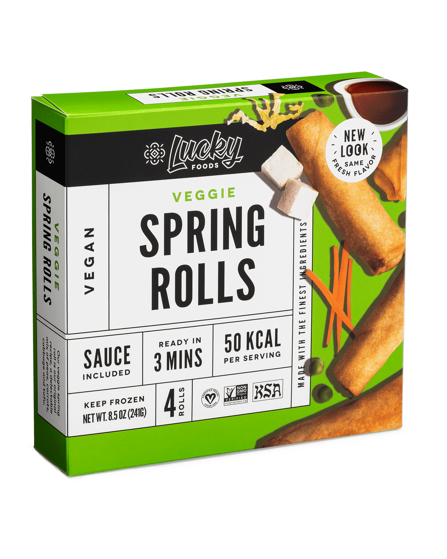 8 Best Vegan Frozen Food Brands (to try in 2020!) 7 Lucky Foods Veggie Spring Roll
