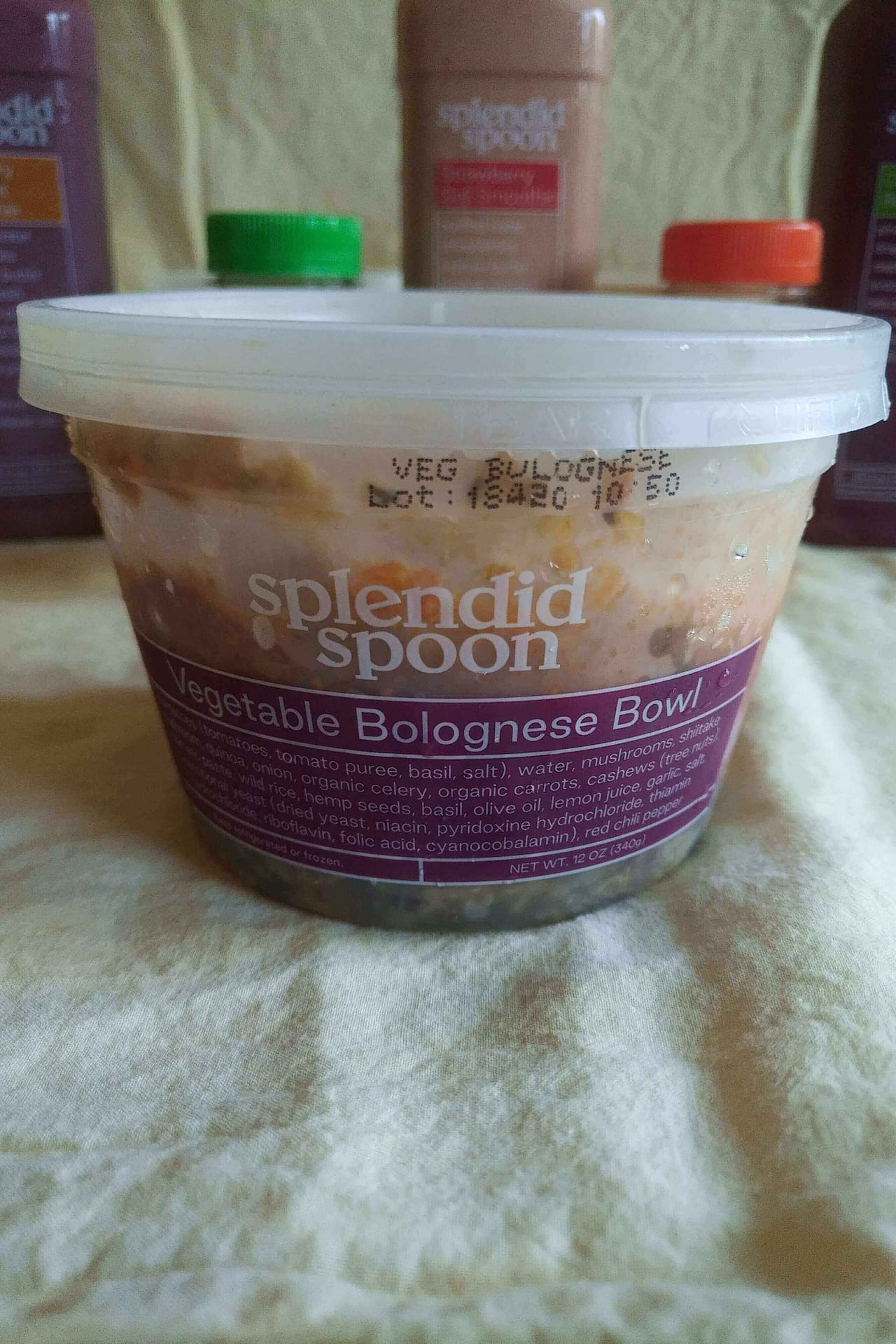 Splendid Spoon Meal Delivery Review! 10 Splendid Spoon Vegetable Bolognese Bowl Image